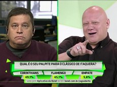 Ronaldo e Sandro discutem antes de Corinthians x Flamengo