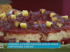 Aprenda a fazer pudim de queijo com goiabada cascão