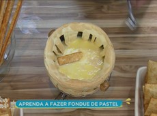 Aprenda a fazer fondue de pastel