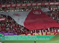 Com times mistos, Inter e Grêmio empatam por 1 a 1