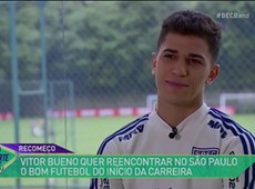 Vitor Bueno procura voltar ao bom futebol pelo São Paulo