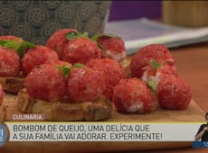 Aprenda a fazer um saboroso bombom de queijo