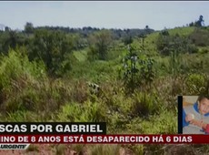 Polícia amplia buscas pelo garoto desaparecido a 6 dias