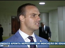 Parecer indica nepotismo em indicação de Eduardo Bolsonaro
