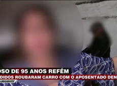 Idoso de 95 anos é feito de refém durante roubo de carro