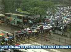 Manifestantes voltam às ruas de Hong Kong