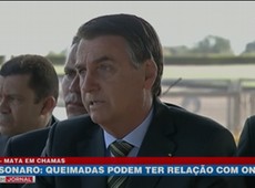 Bolsonaro: Queimadas podem ter relação com ONGs