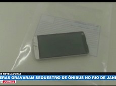 Câmeras gravaram sequestro de ônibus no Rio de Janeiro