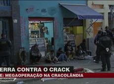 Polícia combate tráfico de crack no cento de São Paulo