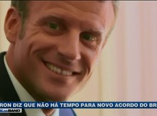Macron diz que não há tempo para novo acordo do Bréxit