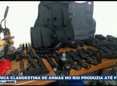 Fábrica clandestina de armas no Rio produzia até fuzil