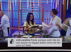 Paola conta que não consegue se vingar dos sustos de Fogaça