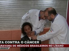 Médicos brasileiros tratam de pacientes com câncer no Líbano
