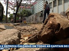 Raio-x reprova calçadas em todas as capitais do País