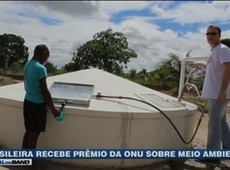 Brasileira recebe prêmio da ONU sobre meio ambiente