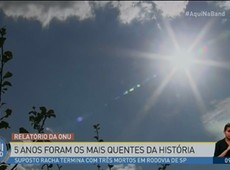 ONU diz que últimos 5 anos foram os mais quentes da história