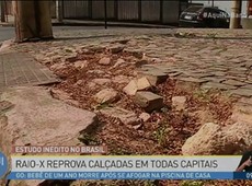 Raio-x reprova calçadas em todas as capitais do País