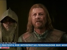 Ator protesta por interpretar personagens que morrem