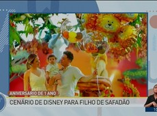 Wesley Safadão faz festa de cinema para filho de 1 ano