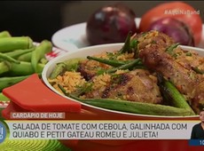 Veja como fazer galinhada com quiabo