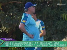 Abel Braga tenta primeira vitória no Cruzeiro contra Chape