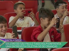 Tiago Volpi enfrenta entrevista coletiva só de crianças