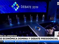 Crise econômica domina 1° debate presidencial