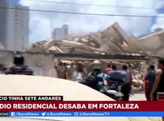 Prédio de sete andares desaba em Fortaleza