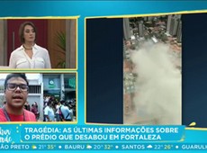 Desabamento de prédio causa uma morte em Fortaleza