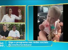 Vídeo de bebê dançando anima o Melhor da Tarde