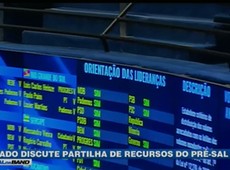 Senado discute partilha de recursos do pré-sal