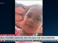 Menina morre depois de picada de escorpião em SP
