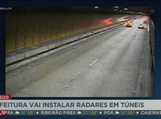 Prefeitura vai instalar radares em túneis de SP