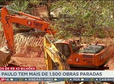 São Paulo tem mais de 1.500 obras paradas ou paralisadas
