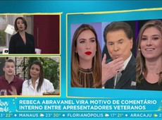 Rebeca Abravanel vira motivo de comentário interno no SBT