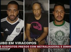 Viracopos: Três pessoas são presas com metralhadora