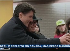 Trudeau é reeleito no Canadá, mas perde maioria