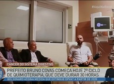 Bruno Covas começa 2ª sessão de quimioterapia nesta terça