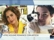 Atriz Camila Pitanga assume romance com artesã