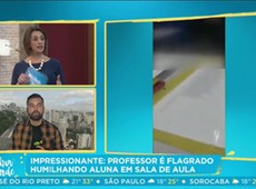 Professor é flagrado humilhando aluna em sala de aula