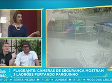 Câmera de segurança flagra bandidos furtando parquinho