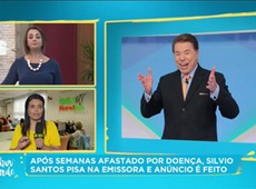 Silvio Santos volta a gravar programas após dias afastado