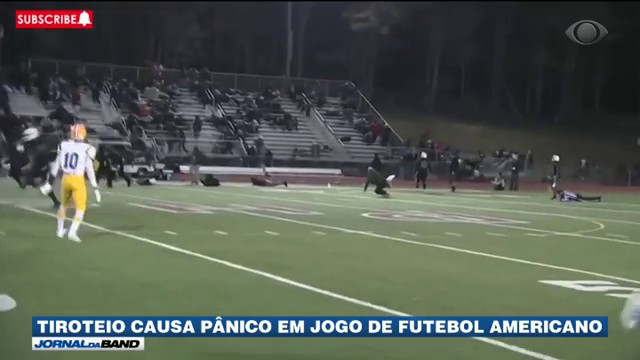 Tiroteio causa pânico em jogo de futebol americano 