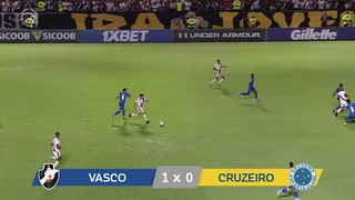 Em jogo de baixo nível técnico, Cruzeiro vence e afunda o Vasco