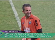 Goleiro Victor volta a atuar após cinco meses parado