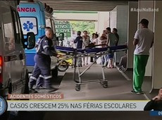 Acidentes domésticos crescem 25% nas férias escolares