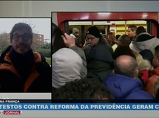 França: Protestos contra reforma da previdência geram caos