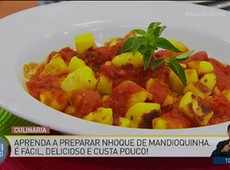 Veja como fazer nhoque de mandioquinha com molho caseiro