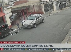 Casal é assaltado na porta de casa em São Paulo
