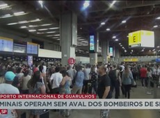 SP: Terminais de Guarulhos operam sem aval dos bombeiros